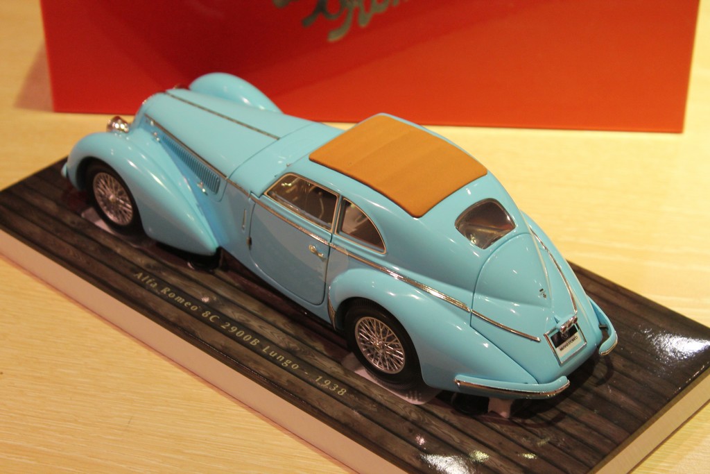 ミニカー MINICHAMPS Alfa Romeo 8C 2900 B Lungo MINICHAMPS ALFA ROMEO 8C 2900B LUNGO 1938 LIGHT BLUE 100