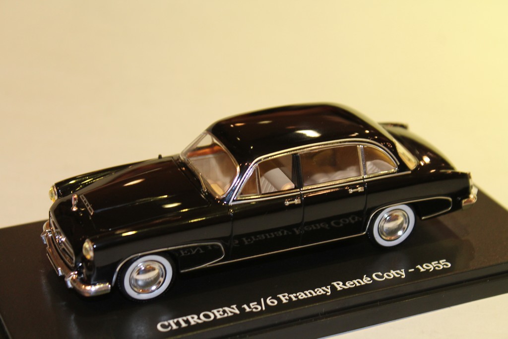 CITROEN 15/6 FRANAY RENE COTY 1955 NOREV 1/43°