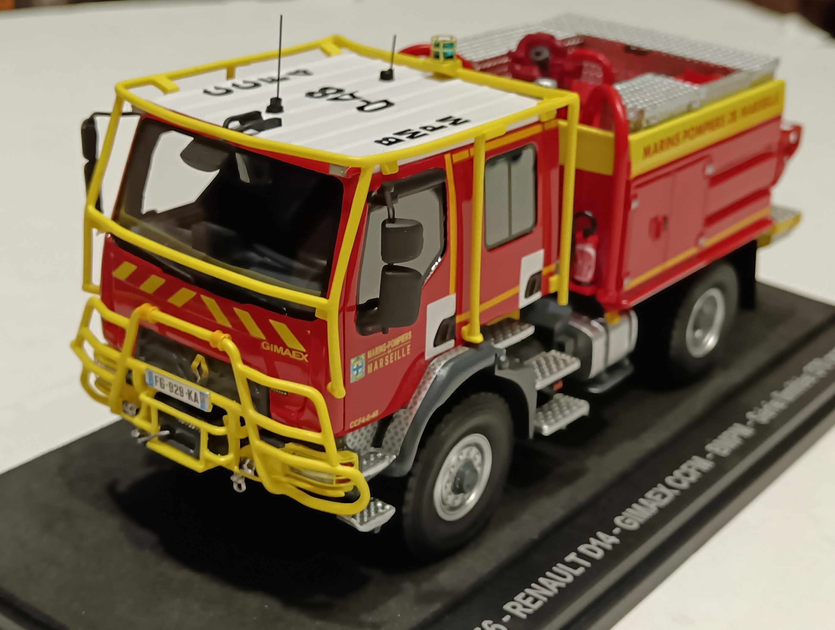 RENAULT D14 GIMAEX CCFM BMPM ALERTE 1/43°