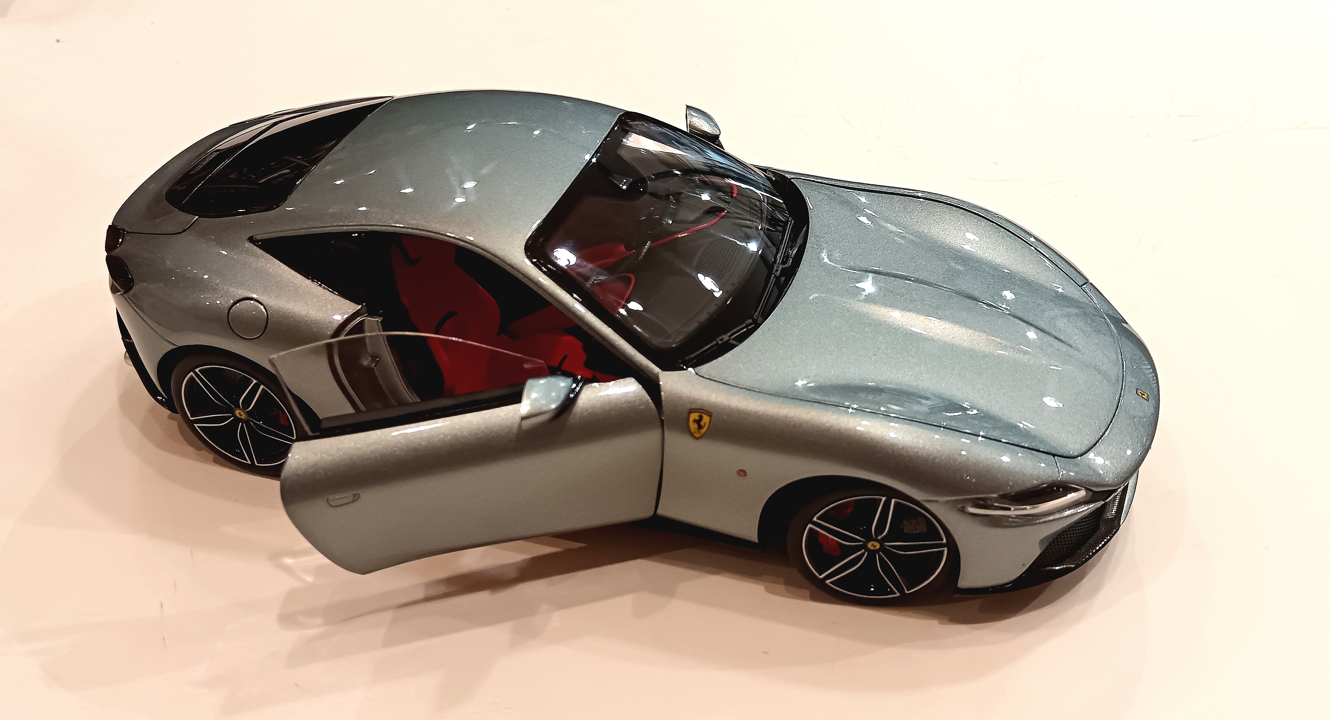 FERRARI ROMA 2020 GRIGIO TITANIO POLISITL 1/18°