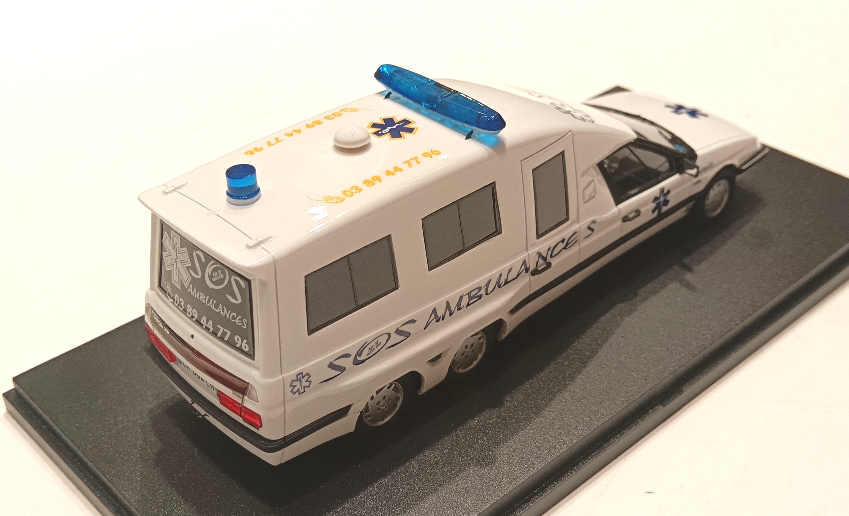 CITROEN XM TISSIER 1008 SOS AMBULANCES PERFEX 1/43°
