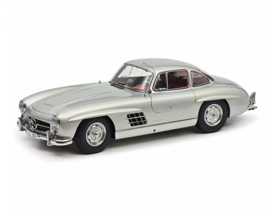 Modèle Réduit Mercedes-Benz 300SL Coupé 1954 – Échelle 1/43, Gris Métal – Neuf Oliex