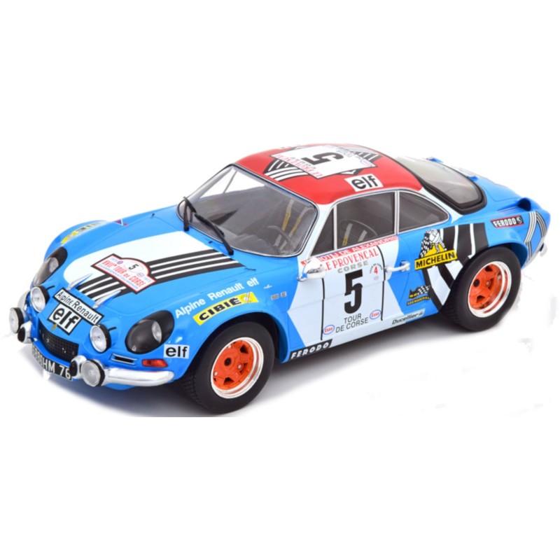 ALPINE A110 #5 PIO-ALEXANDRE TOUR DE CORSE 1973 KYOSHO 1/18°