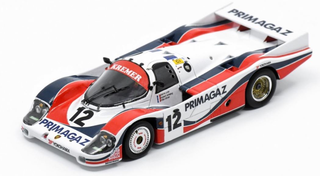 PORSCHE 956 N°12 24H Le Mans 1986 -P. Yver - H. Striebig - M. Cohen-Olivar SPARK 1/43