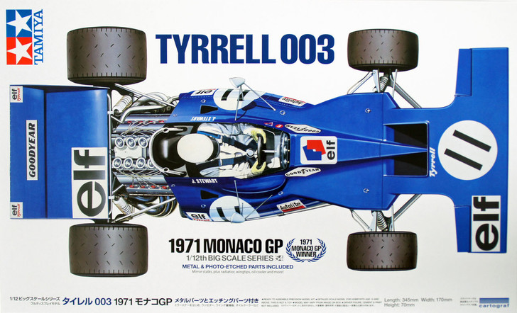 TYRELL 003 MONACO GP 1971 TAMIYA 1/12°
