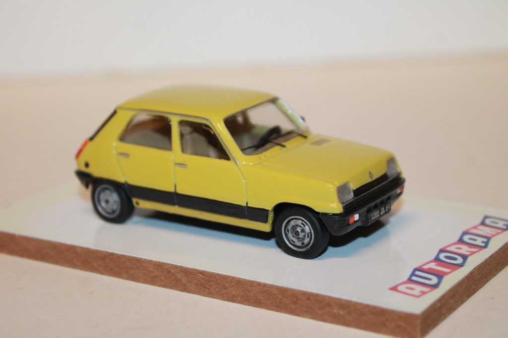 RENAULT 5 GTL 5p 1980 JAUNE TILLEUL AUTORAMA 1/43°
