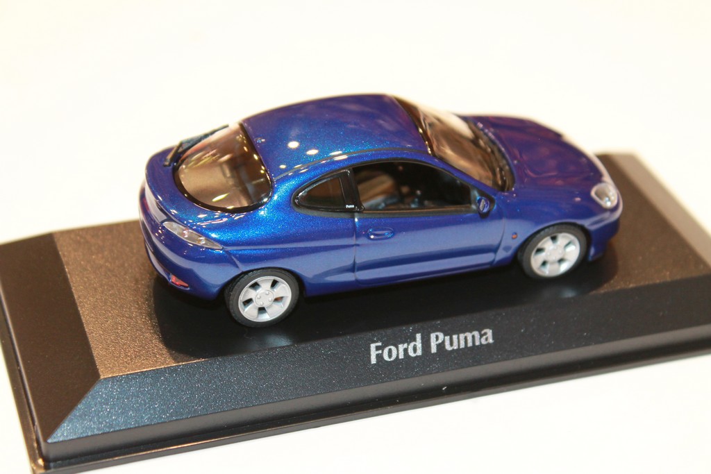 FORD PUMA 1998 BLEUE MINICHAMPS 1/43°