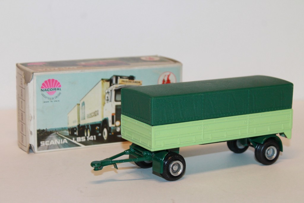 REMORQUE BACHEE CAMION SCANIA LBS 141 1978 NACORAL 1/50°