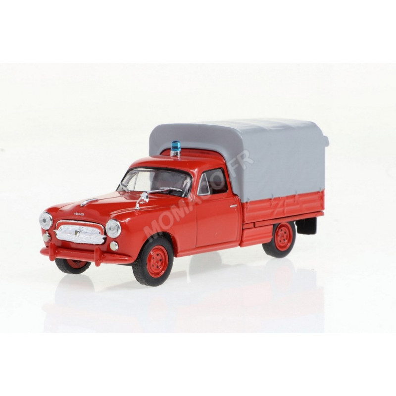 PEUGEOT 403 PICK-UP FIREMAN ODEON 1/43°