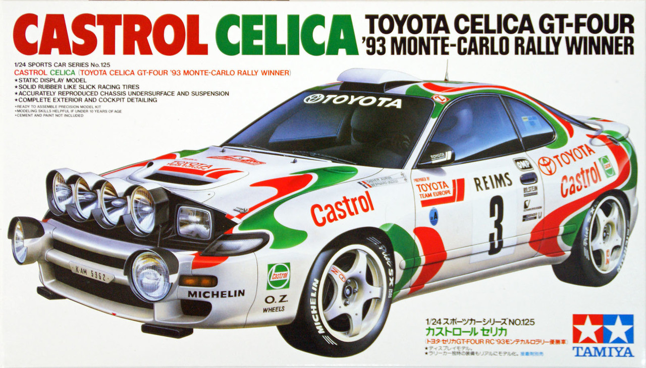 TOYOTA CELICA GT-FOUR WINNER MONTE CARLO 1993 TAMIYA 1/24°