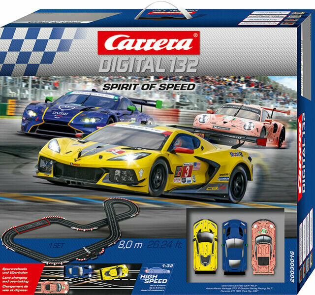 KIT SUPER COFFRET SPIRIT OF SPEED CARRERA DIGITAL 132