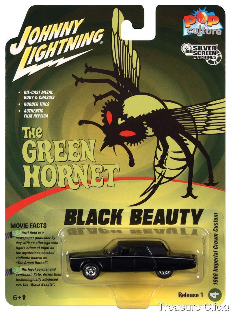 IMPERIAL CROWN CUSTOM 1966 THE GREEN HORNET - JOHNNY LIGHTNING POP CULTURE 1/64°