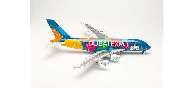 AIRBUS A380-800 EMIRATES DUBAI EXPO HERPA 1/200°