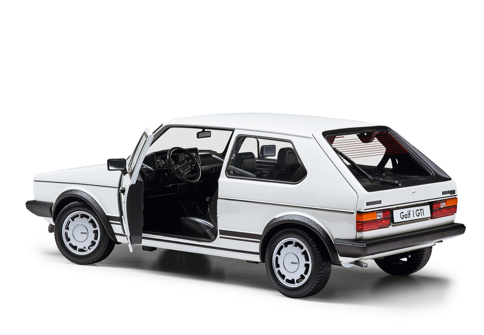 VW GOLF GTI PIRELLI BLANCHE 1980 WELLY 1/18°