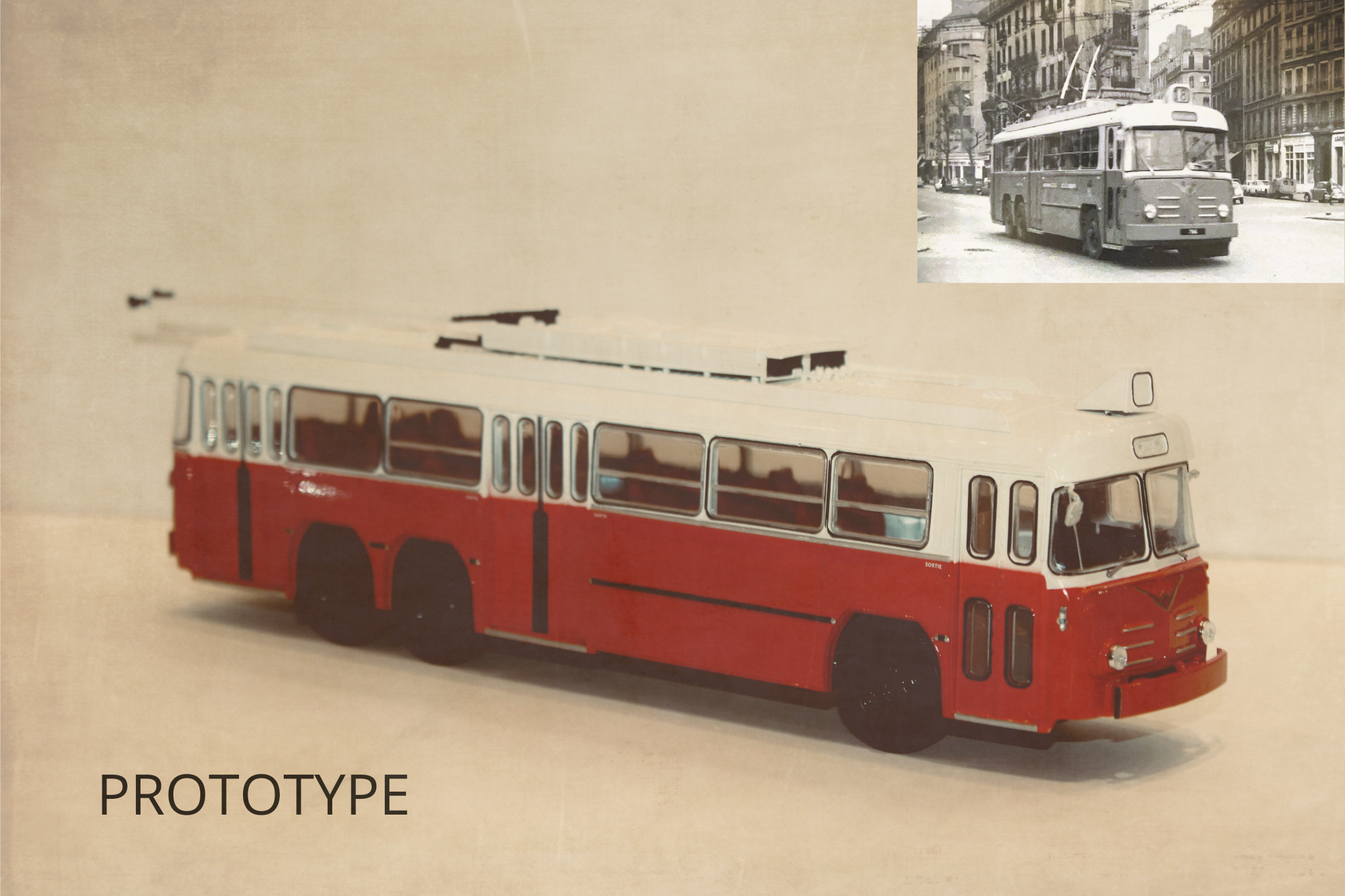 BERLIET VETRA VA3 B2 LIGNE 18 MINIATURES LYON 1/43