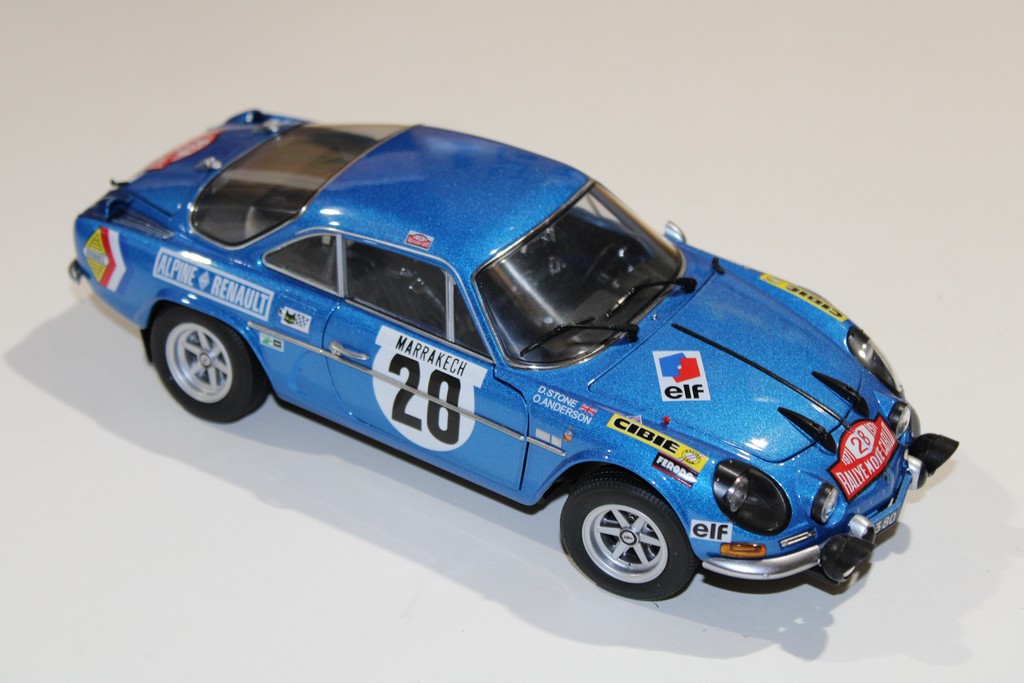 ALPINE RENAULT A110 1600S N°28 VAINQUEUR MONTECARLO 1971 KYOSHO 1/18°