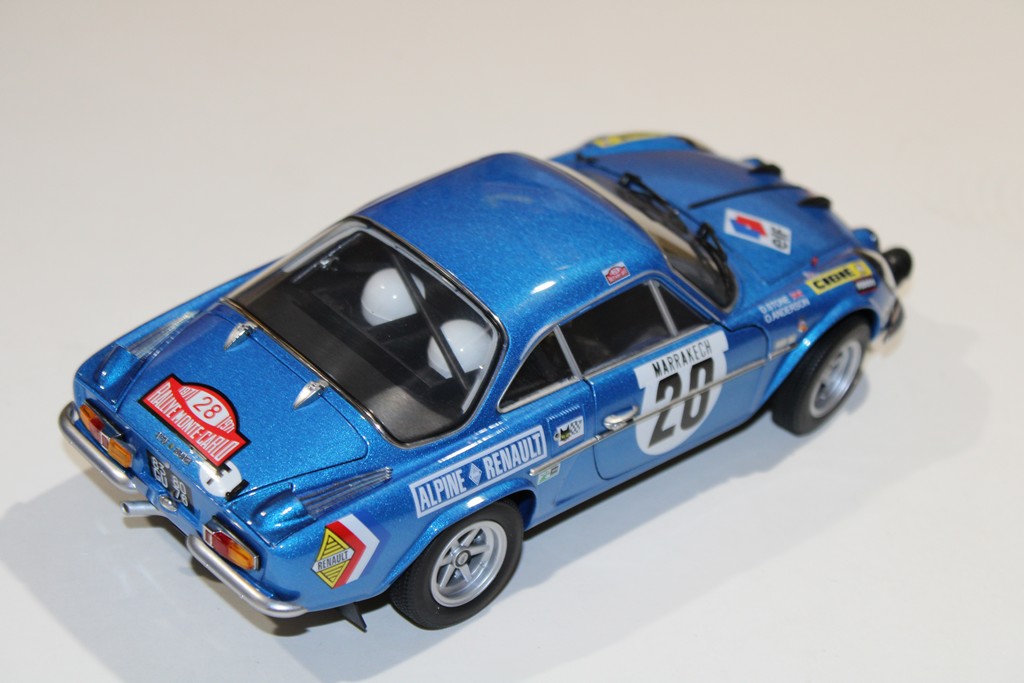 ALPINE RENAULT A110 1600S N°28 VAINQUEUR MONTECARLO 1971 KYOSHO 1/18°