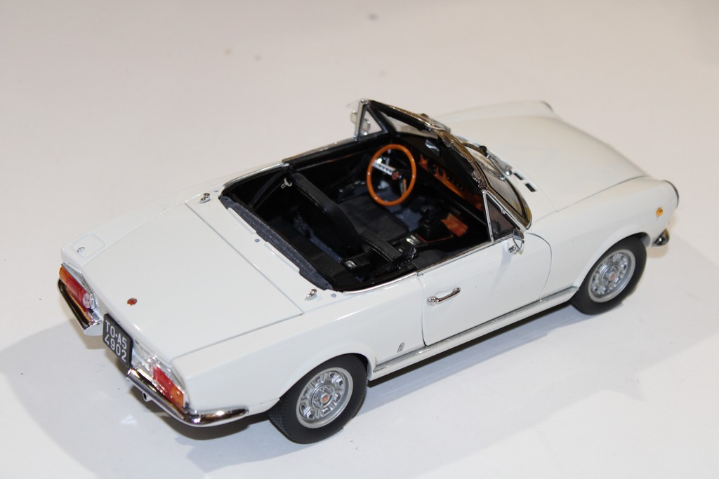 FIAT 124 SPIDER AS ROUGE PLATINIUM 1/18°