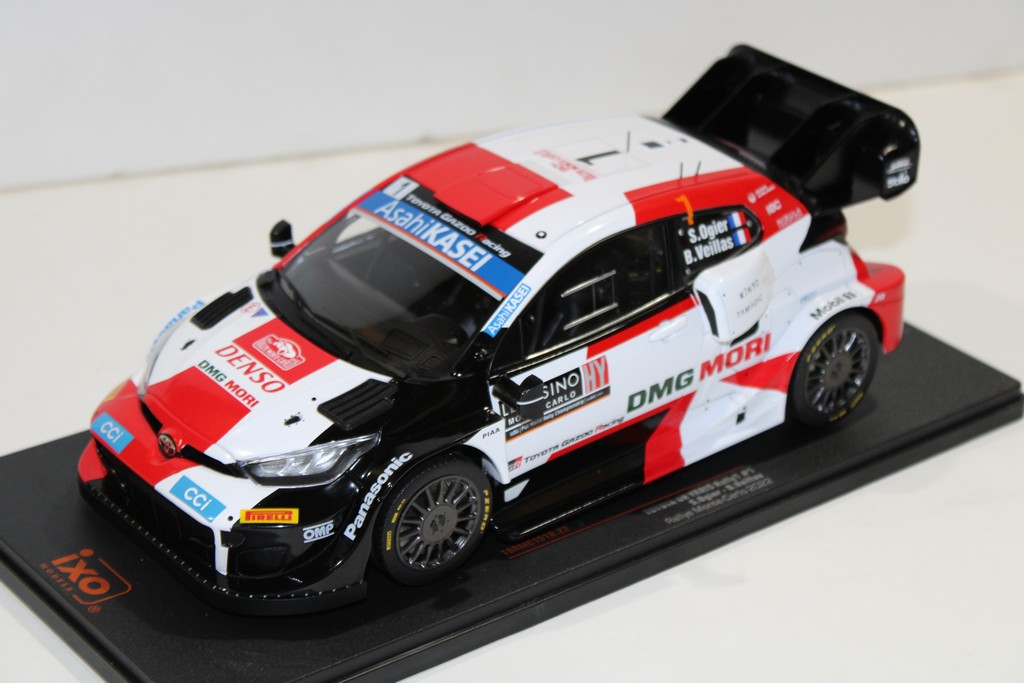 TOYOTA GR YARIS RALLY N°1 2022 - IXO 1/18