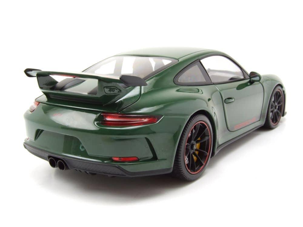 Miniature Porsche 997 GT3 RS 2007 verte Minichamps 1/18