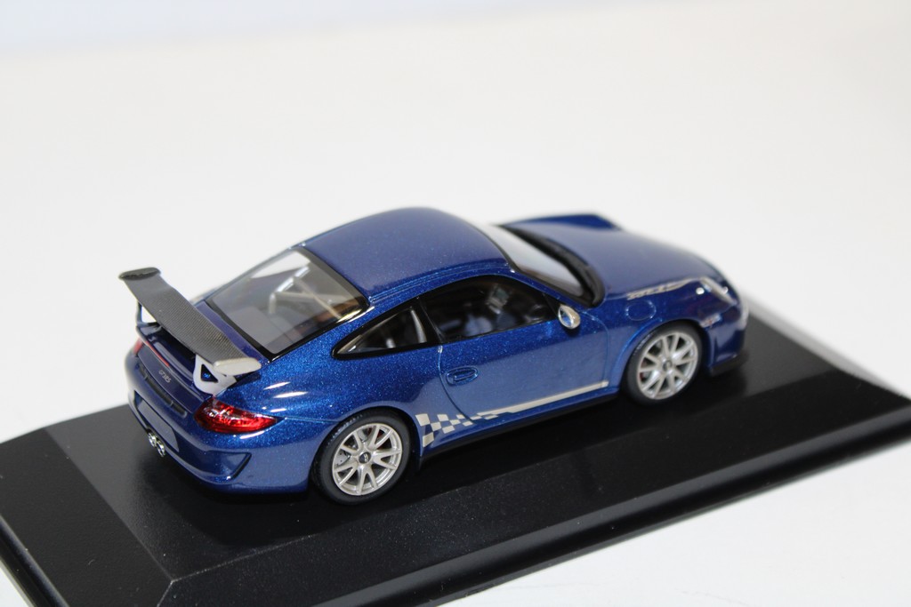 Porsche 911 GT3 RS 3.8 Type 997 mkII 2009 Bleu Aqua Minichamps 1/43