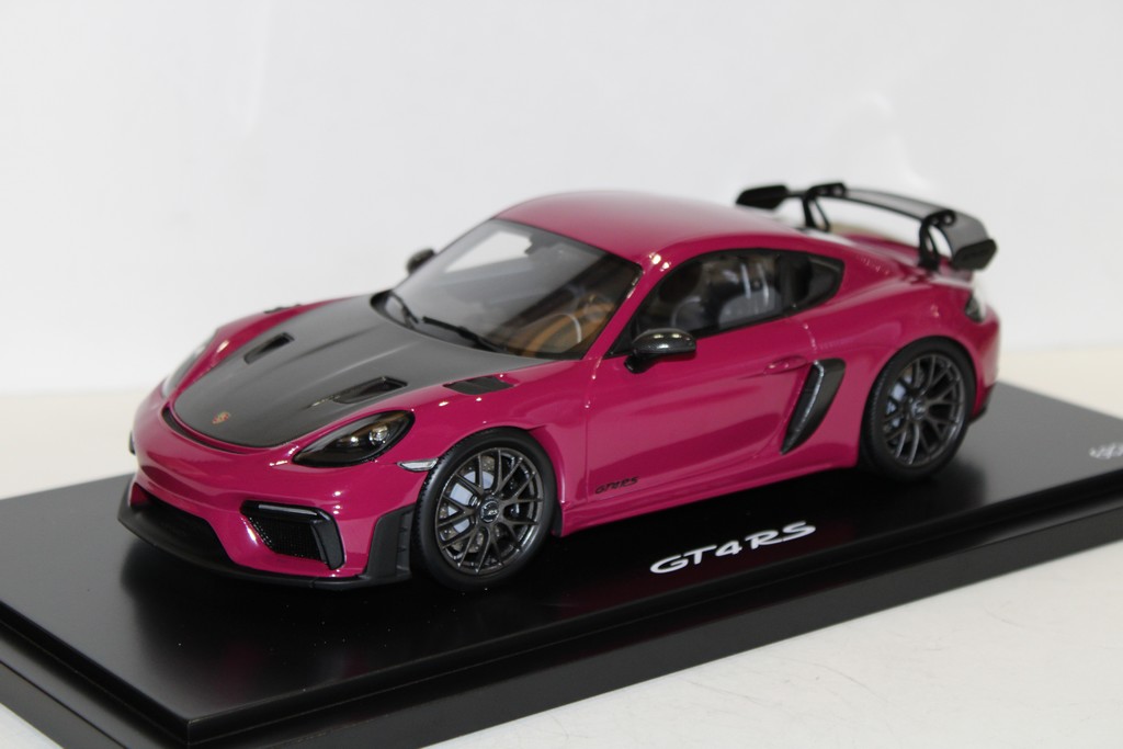 Porsche 718 Cayman GT4 RS 2022 RUBY - SPARK 1/18