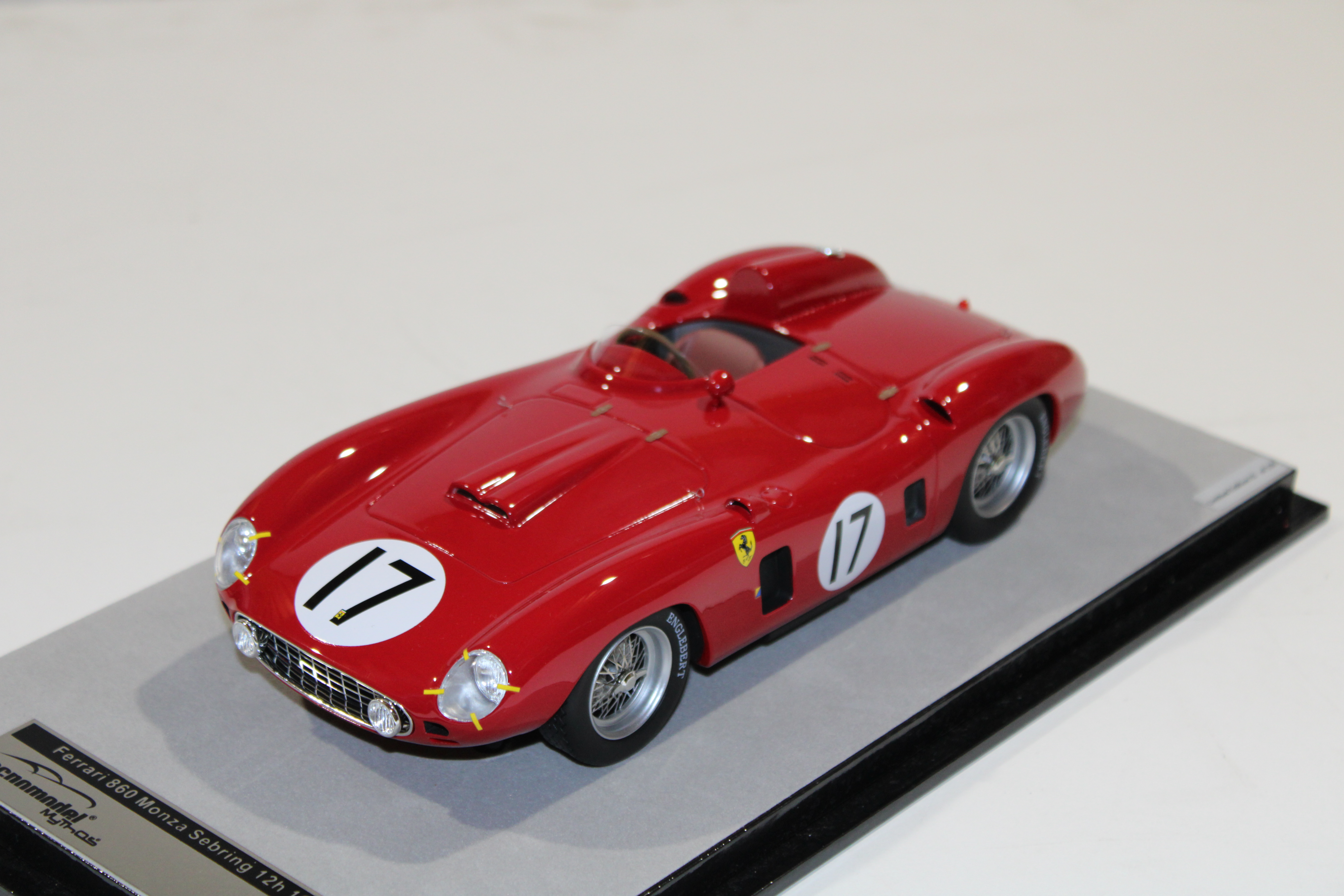 FERRARI 860 MONZA SEBRING 12H 1956 CAR #17 WINNER TECNOMODEL 1/18°