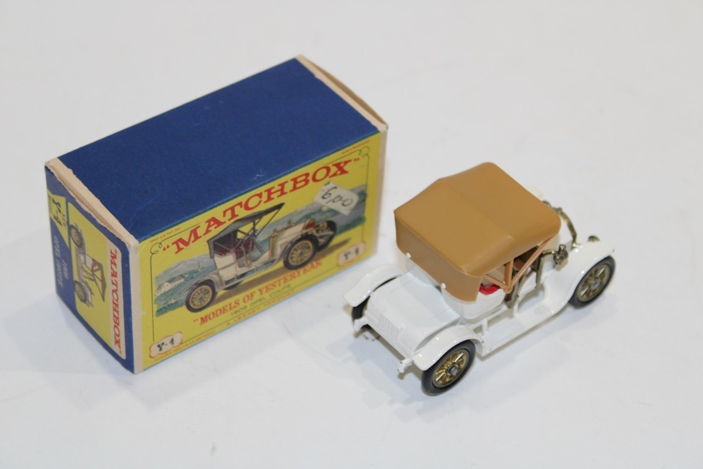 OPEL COUPE BLANC 1909 MATCHBOX 1/43°