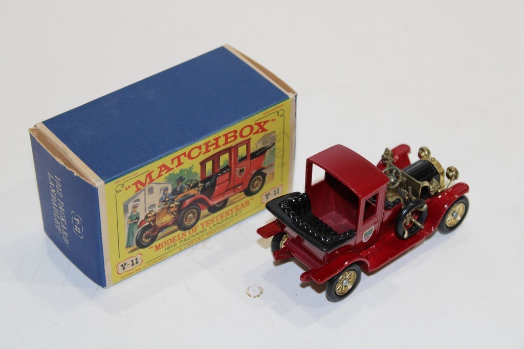 PACKARD LANDAULET ROUGE 1912 MATCHBOX 1/43°