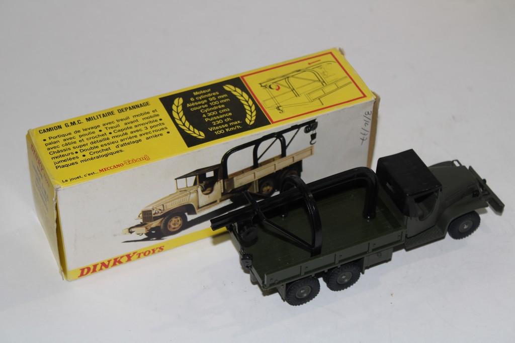 GMC MILITAIRE DEPANNAGE 1960 DINKY TOYS 1/43°