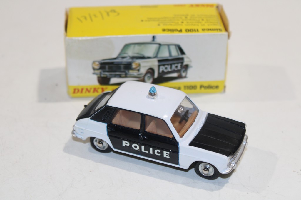 SIMCA 1100 POLICE DINKY TOYS 1/43°