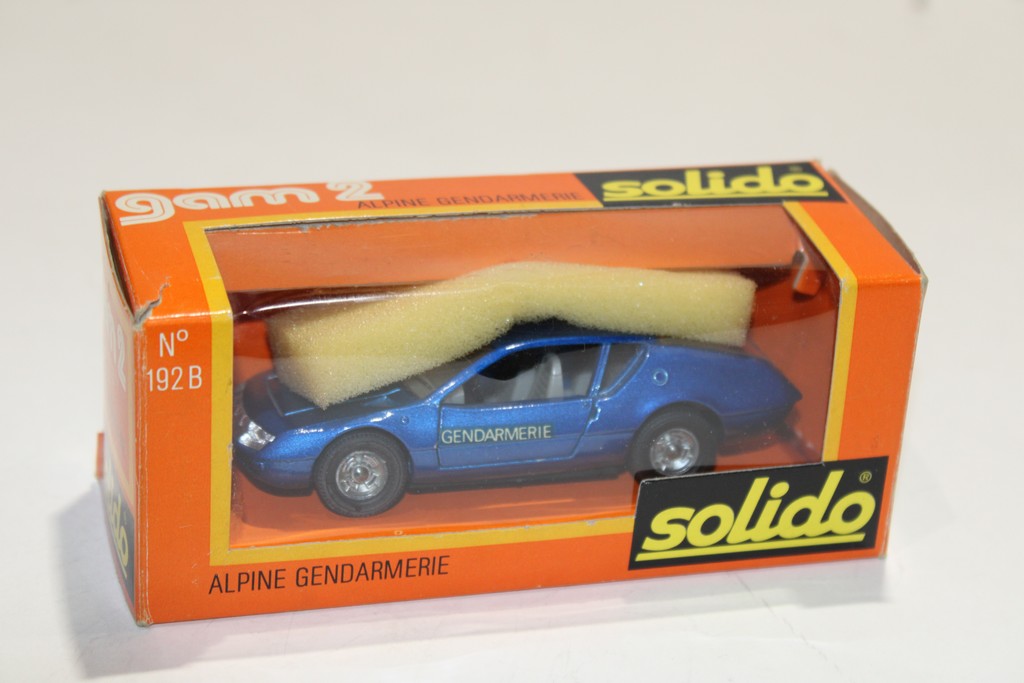 ALPINE A310 GENDARMERIE 1980 SOLIDO 1/43°