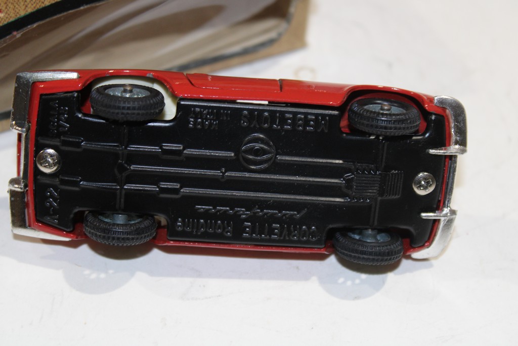 CHEVROLET CORVETTE COUPE RONDINE ROUGE 1962 MEBETOYS 1/43°