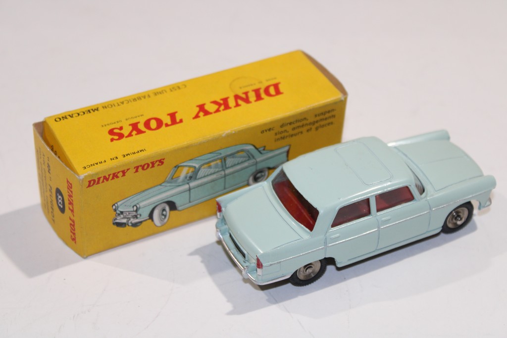 PEUGEOT 404 BLEU CIEL 1964 DINKY TOYS 1/43°