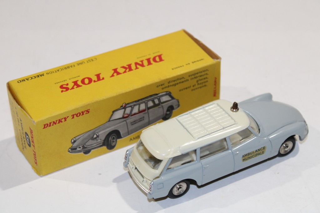 CITROEN DS ID 19 AMBULANCE 1960 DINKY TOYS 1/43°