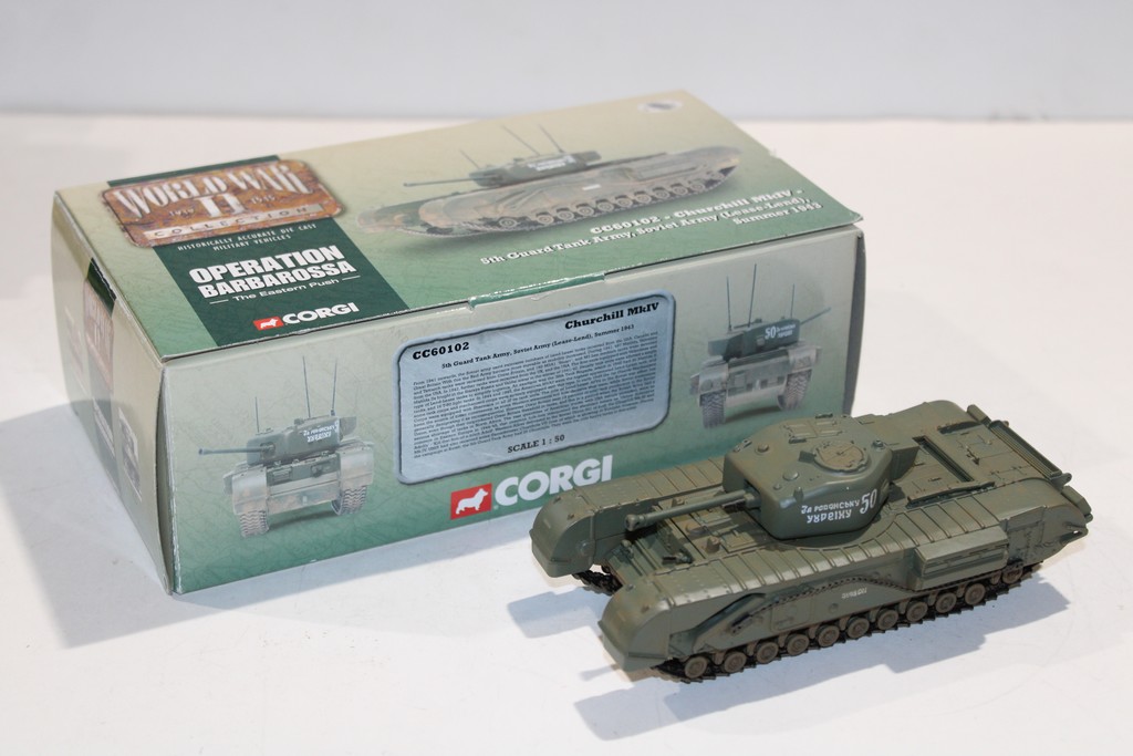 CHURCHILL MKIV 5TH GUARDE DE L'ARMEE ROUGE 1943 CORGI 1/50°