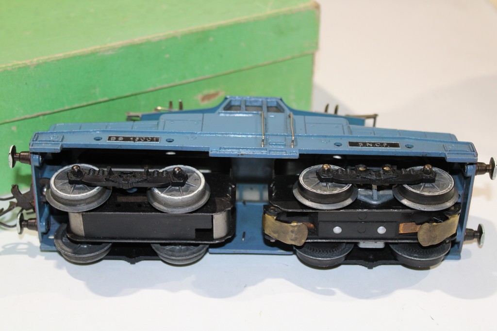 LOCOMOTIVE ELECTRIQUE BB 13001 1960 SNCF HORNBY MECCANO "0"