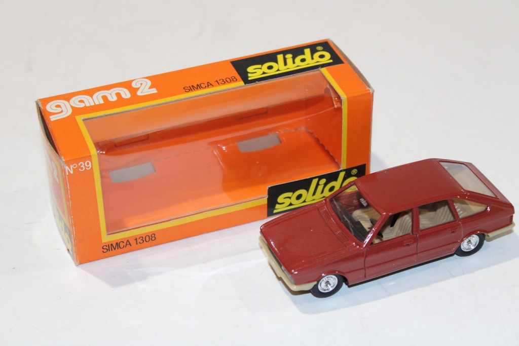 SIMCA 1308 MARRON 1975 SOLIDO 1/43°