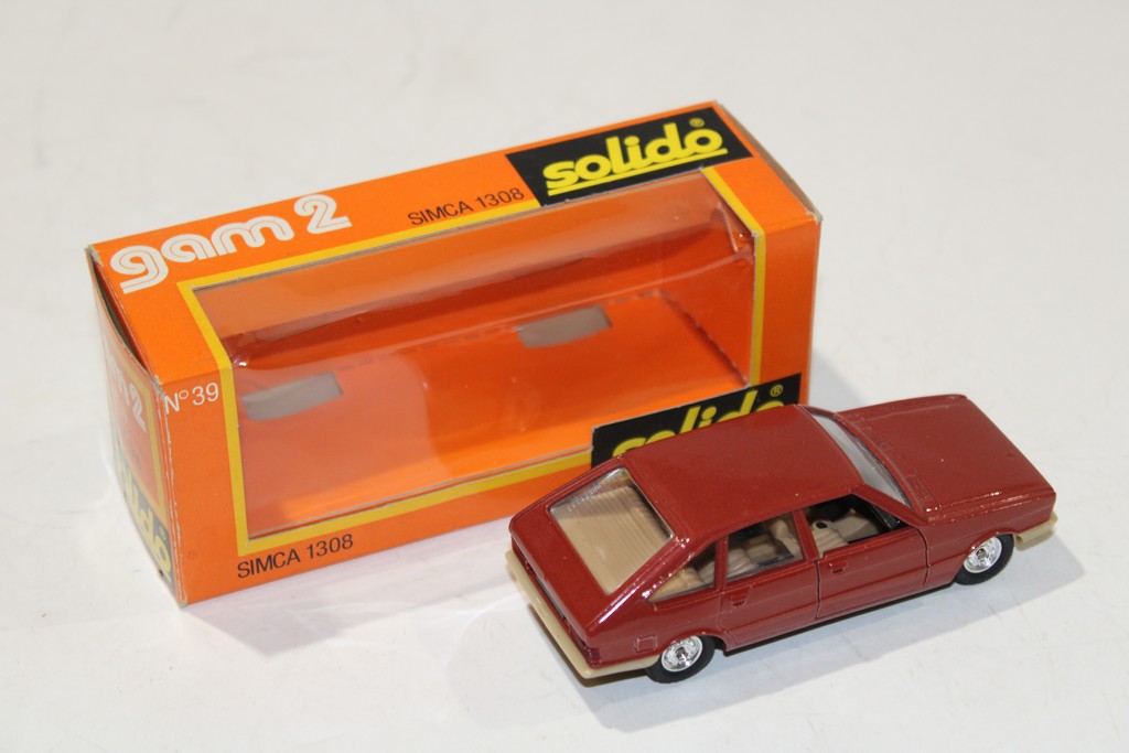 SIMCA 1308 MARRON 1975 SOLIDO 1/43°