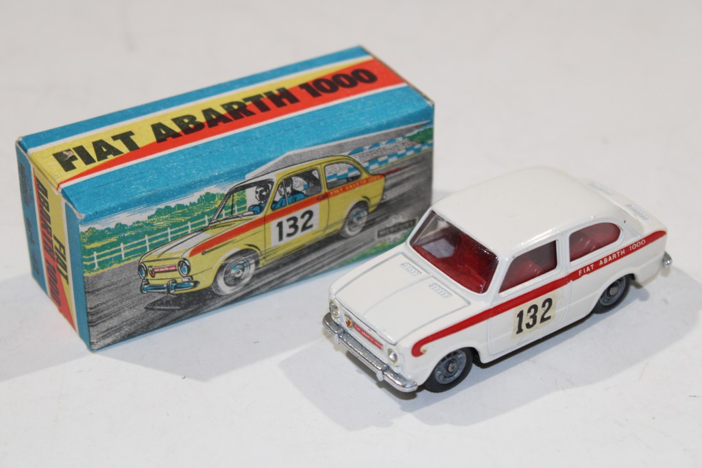 FIAT ABARTH 1000 BLANC 1963 MERCURY 1/43°