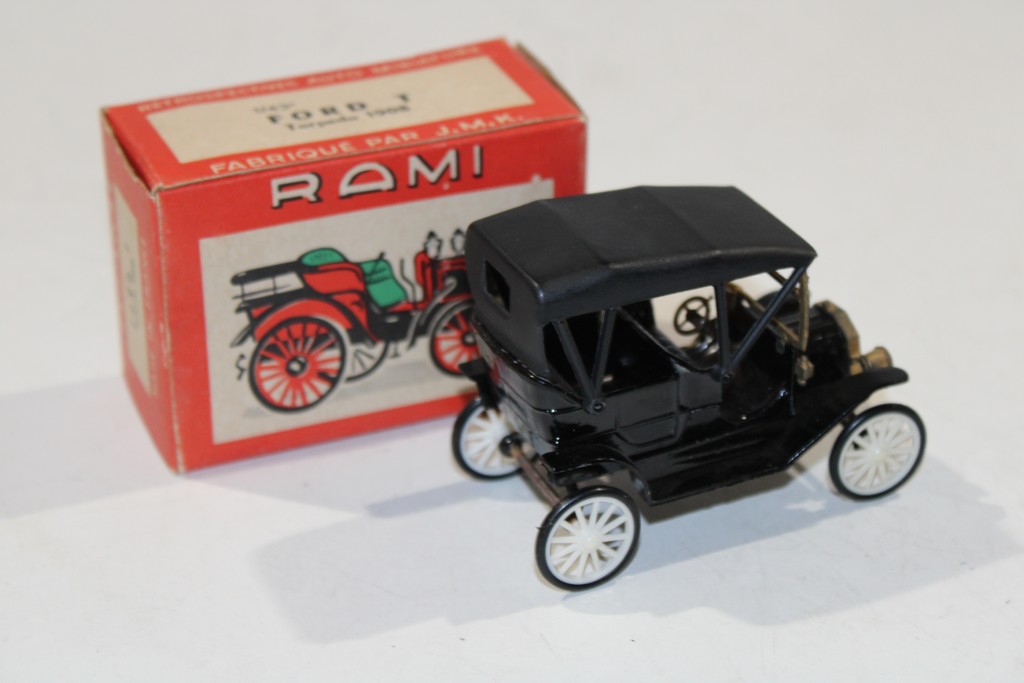 FORD T TORPEDO 1908 NOIR RAMI 1/43°