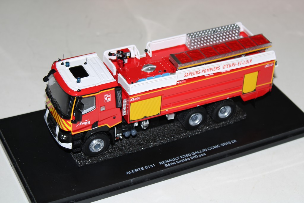 RENAULT K380 6X4 CCMC GALLIN SDIS "28 - EURE-ET-LOIR" - ALERTE 1/43