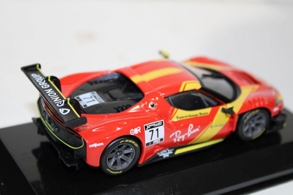 FERRARI 296 GT3 2022 ROUGE - BURAGO 1/43