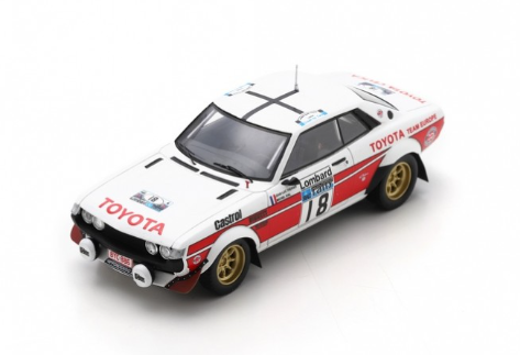 TOYOTA CELICA 2000 GT N°18 RALLYE LOMBARD RAC 1977 J-L.THERIER - M.VIAL SPARK 1/43°