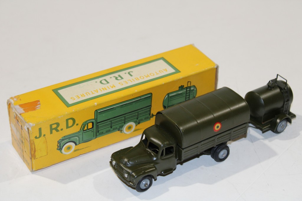 CITROEN 55 CAMION MILITAIRE AVEC REMORQUE CITERNE 1955 J.R.D 1/64°