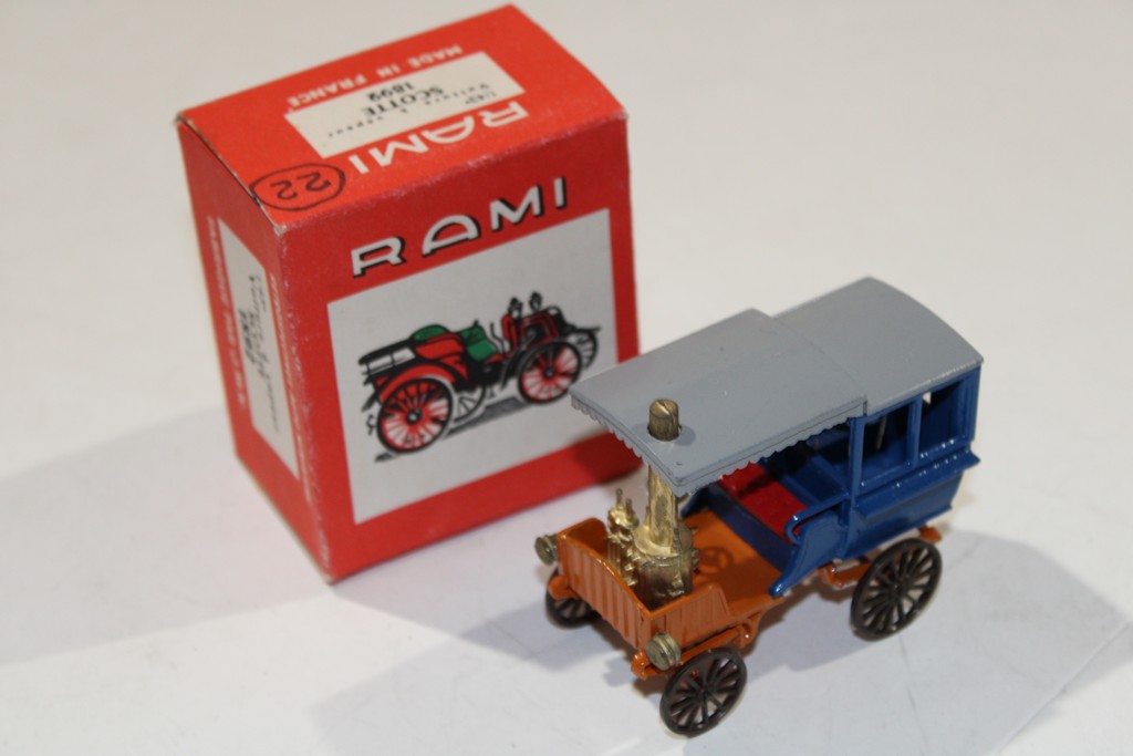 SCOTTE VOITURE A VAPEUR 1892 RAMI 1/43°