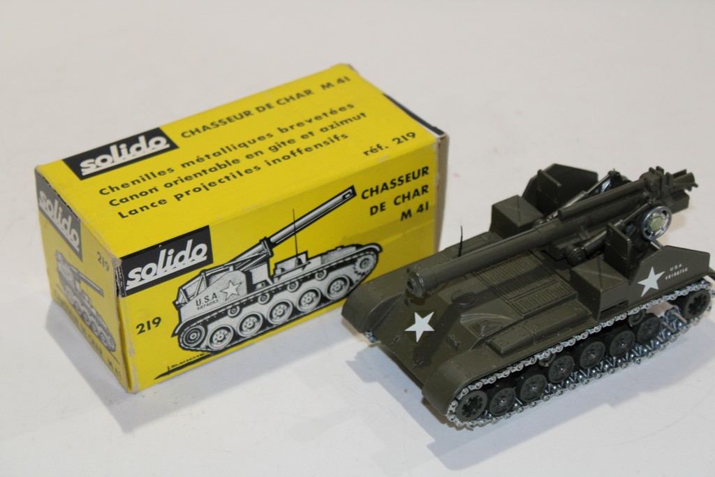 CHASSEUR DE CHAR M41 1955 SOLIDO 1/50°