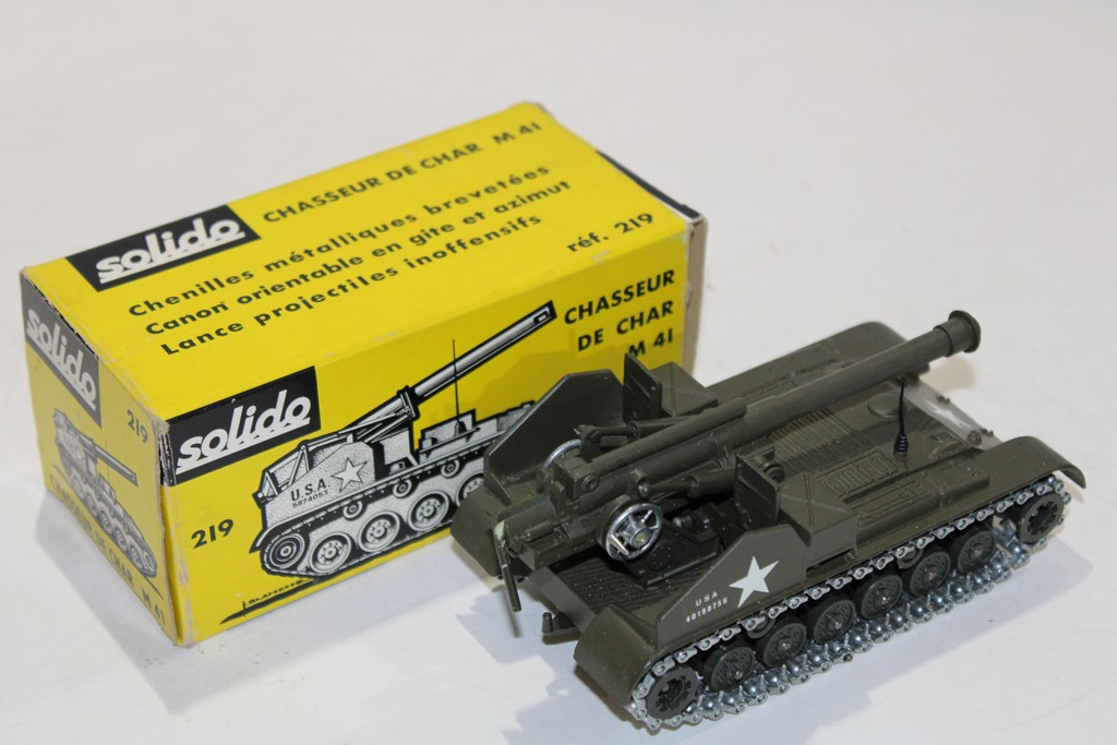 CHASSEUR DE CHAR M41 1955 SOLIDO 1/50°