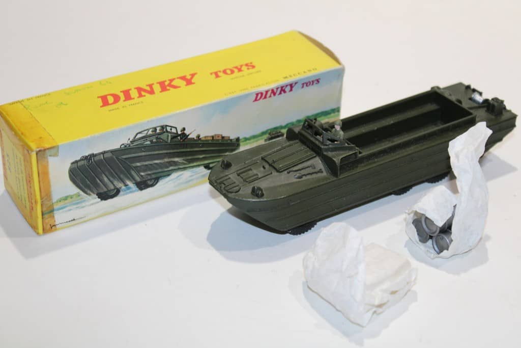 CAMION AMPHIBIE MILITAIRE DUKW 1943 DINKY TOYS 1/50°