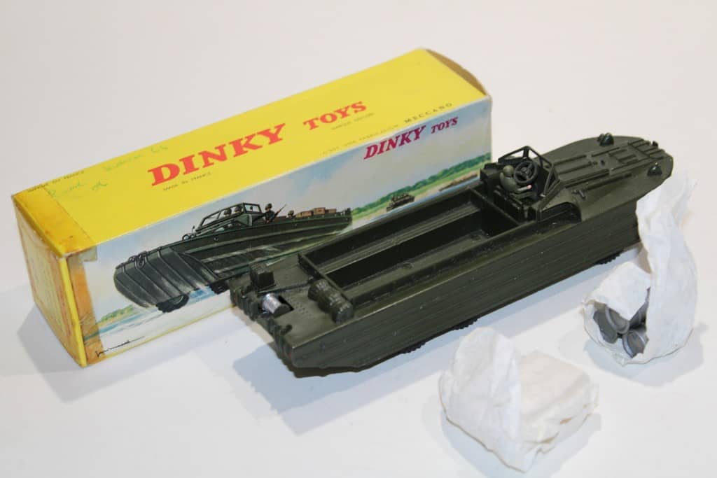 CAMION AMPHIBIE MILITAIRE DUKW 1943 DINKY TOYS 1/50°